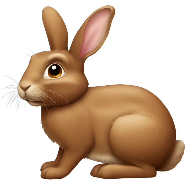 Brown rabbit emoji