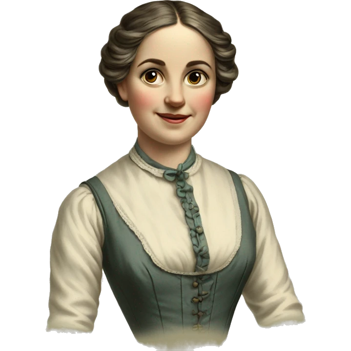 seamstress of the late 19th century emoji