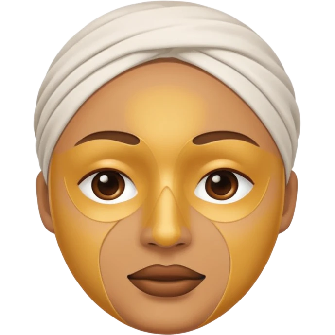 facial mask no human emoji
