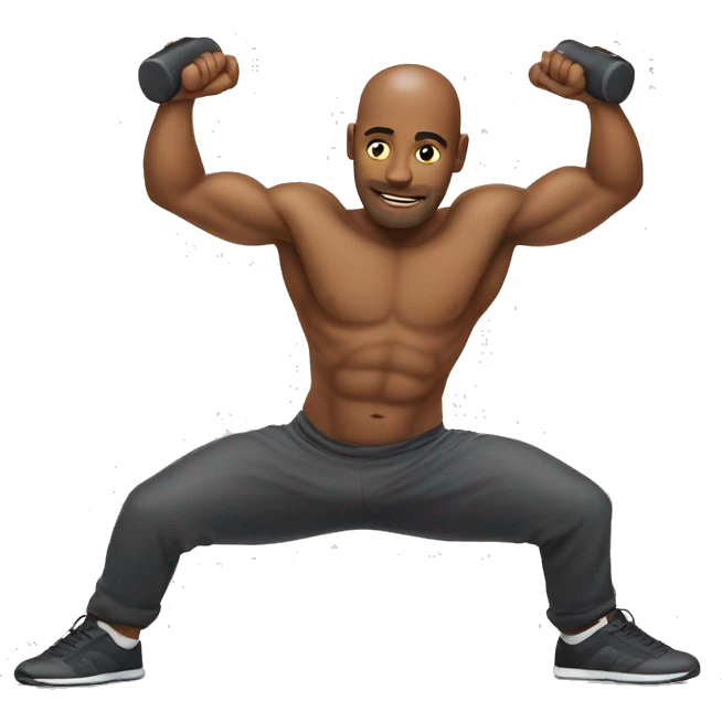 Pushups with one hand emoji