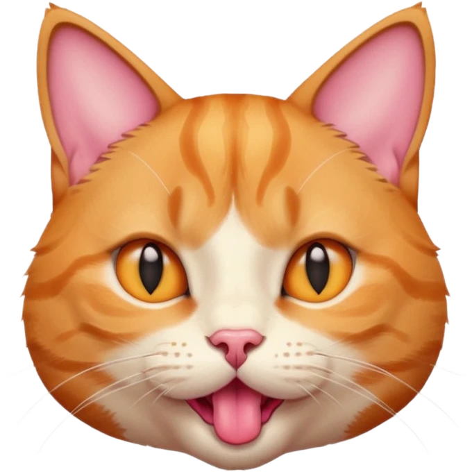 😽 cat emoji with its tongue out like this 😛 emoji