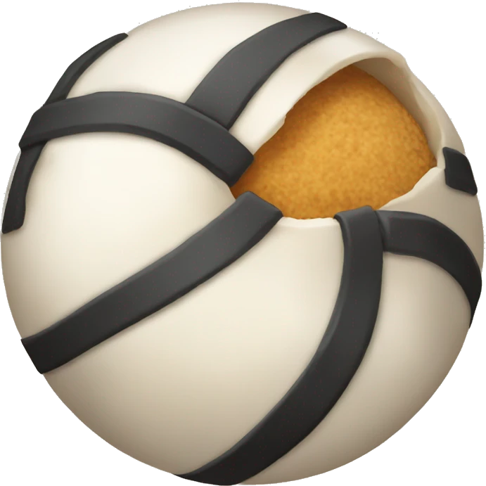Ball of African fufu  emoji
