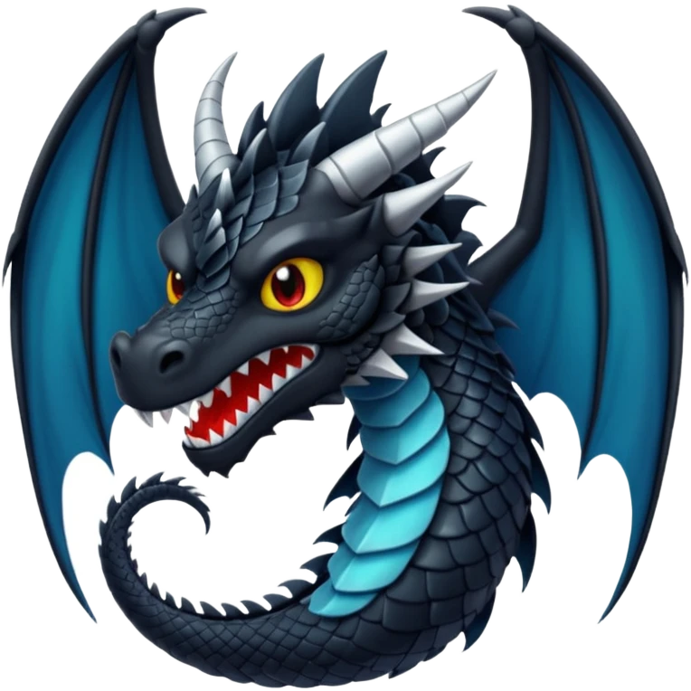 Black dragon  emoji