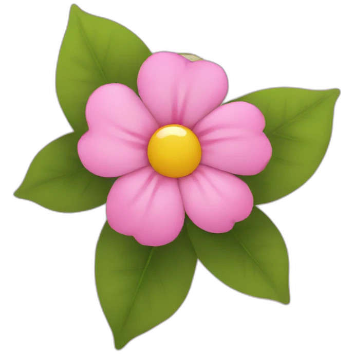 pink flower emoji