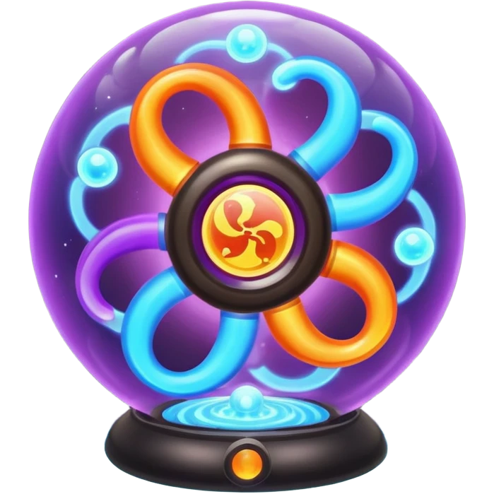 psychic triskelion glowing optical illusionary paranormal fidget spinner planet orb galaxy lava lamp plasma ball plasma lamp light machine thingamabob emoji