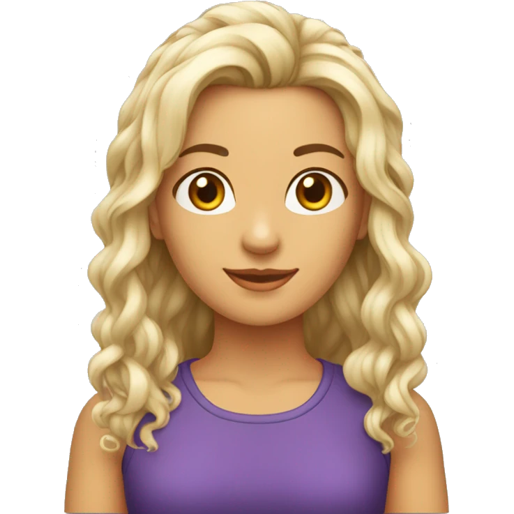 quero um emoji de uma mulher branca de cabelo cacheado curtinho  emoji
