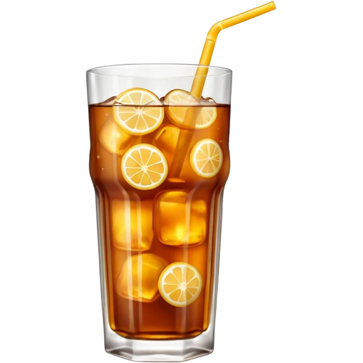 ice tea in glass emoji