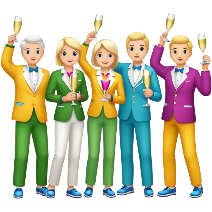 Lawn bowls celbration emoji