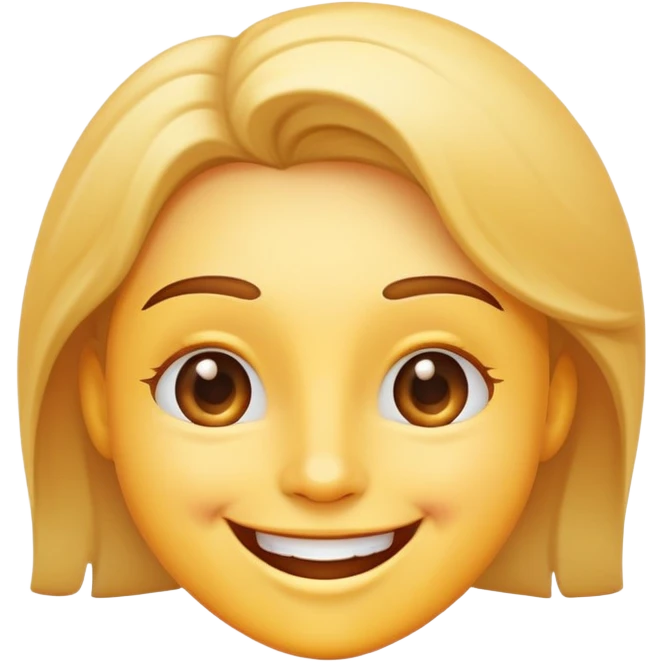 happy smiling face with big smile and joy emoji