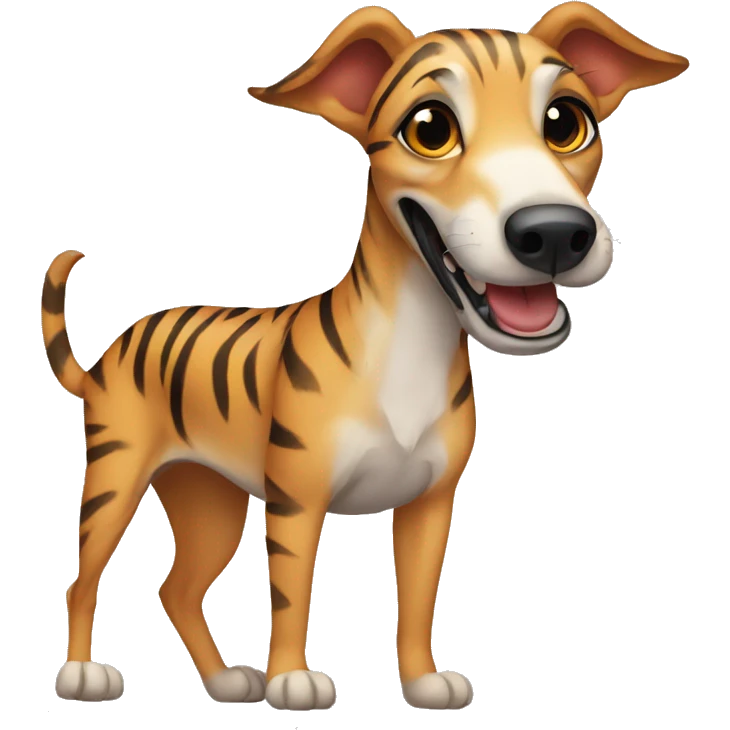 Fawn tiger greyhound he emoji