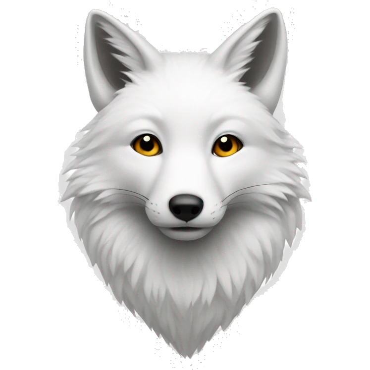 White fox emoji