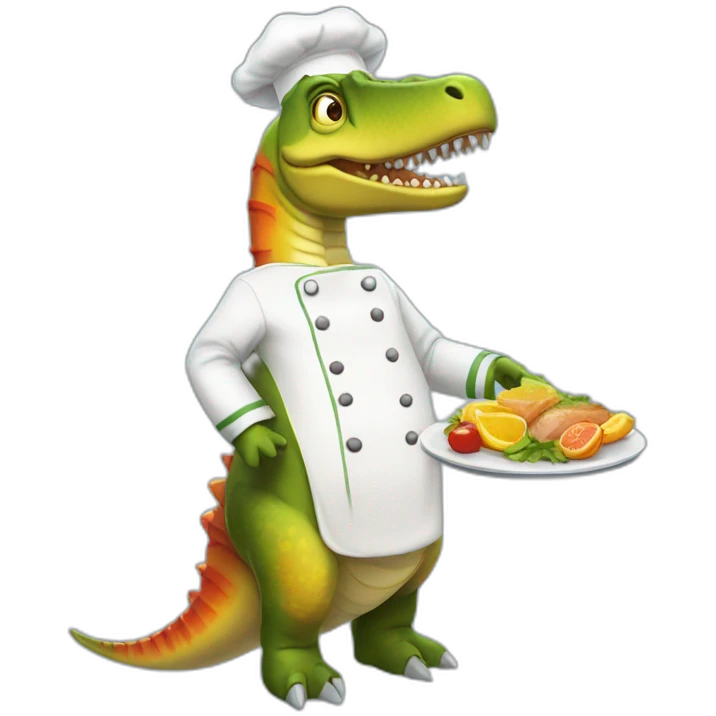 Spinosaurus chef emoji