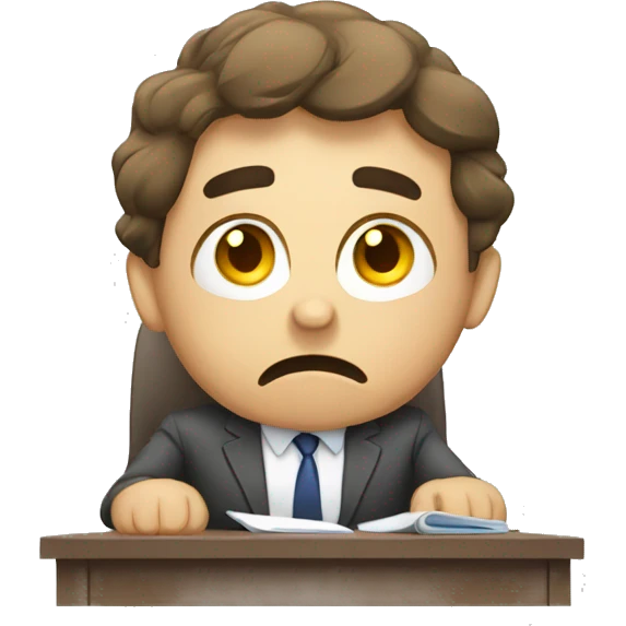 stressed at work emoji