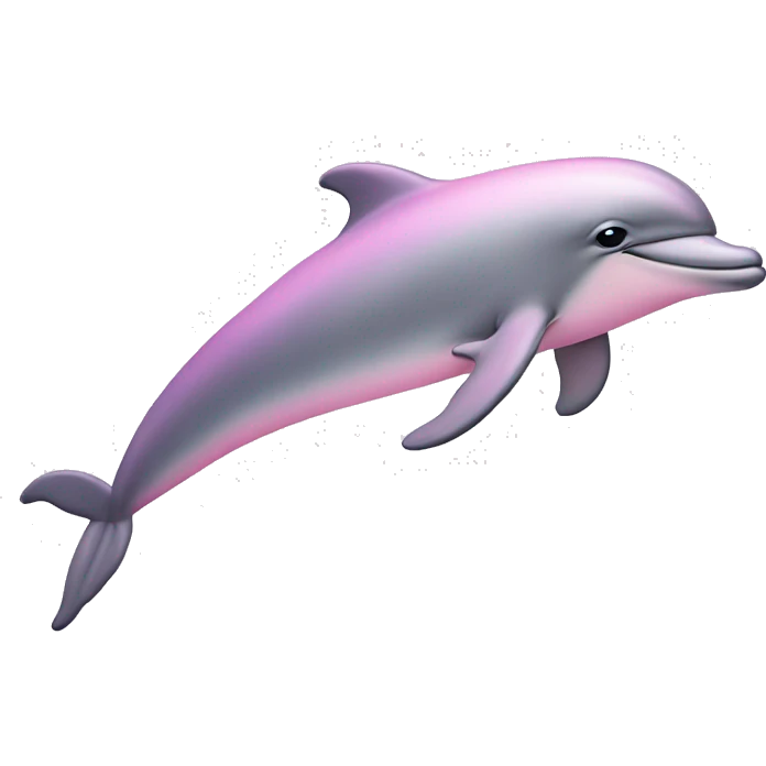 Pastel-pink-colors-dolphin emoji