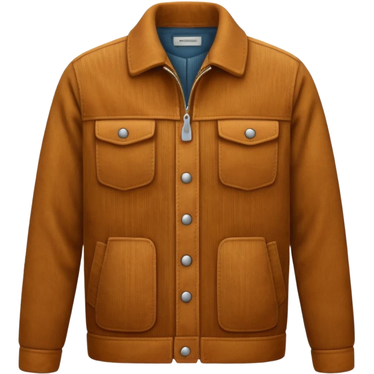 Corduroy ribbed textured jacket ridges emoji