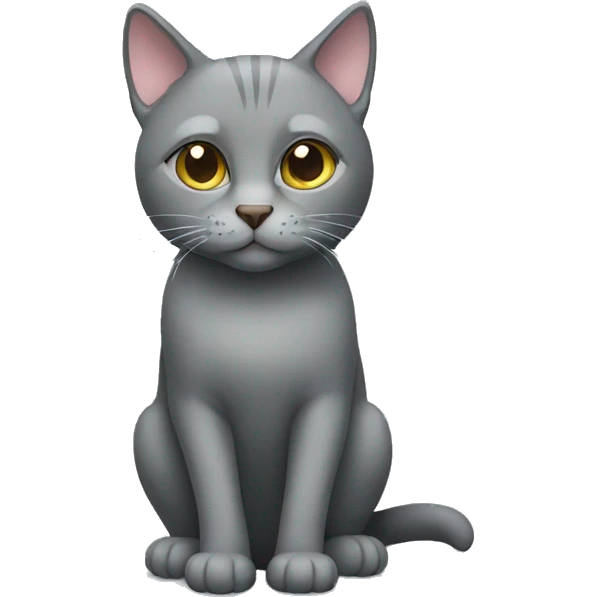 grey cat emoji