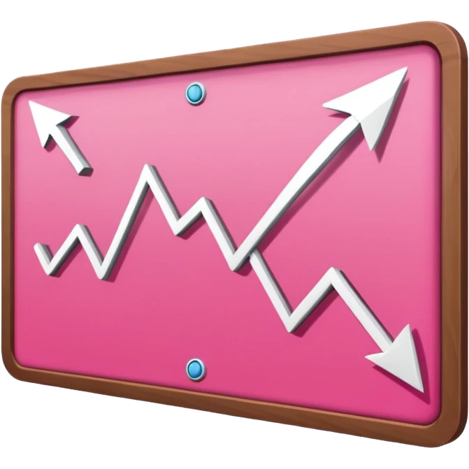 pink business strategy board. showing pick arrows png image emoji