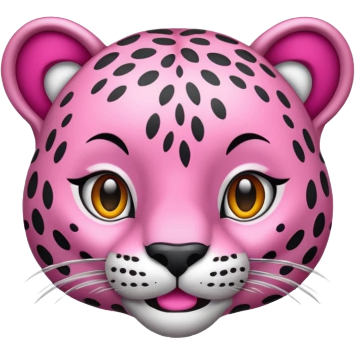 Emoji leopardo rosa emoji