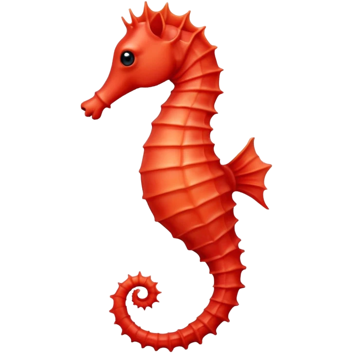 red Seahorse emoji