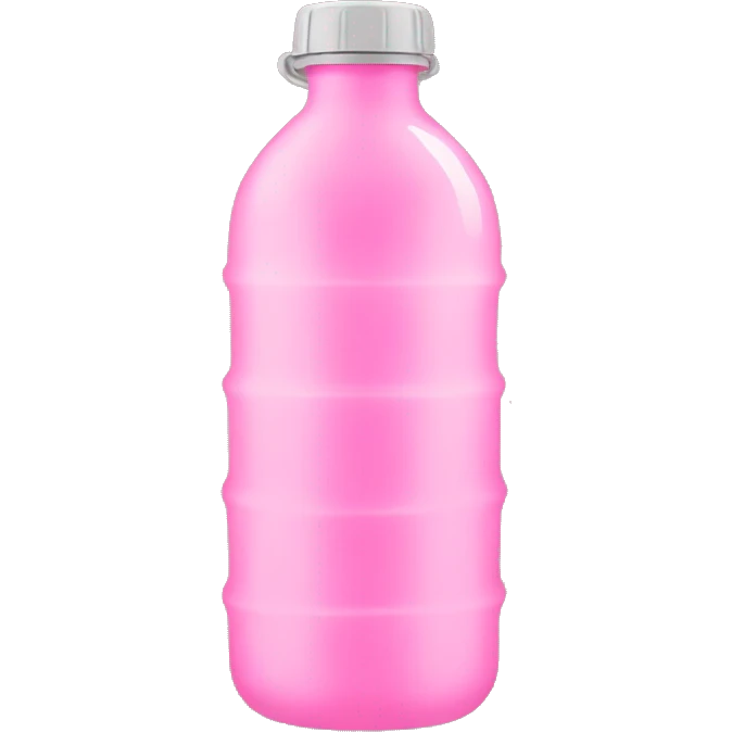 pink water bottle emoji
