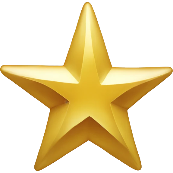 Estrella invertida de cinco puntas  emoji