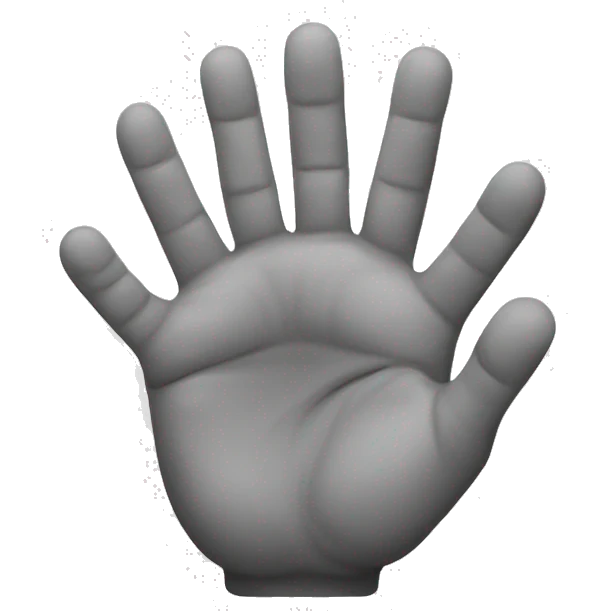 8 fingers emoji