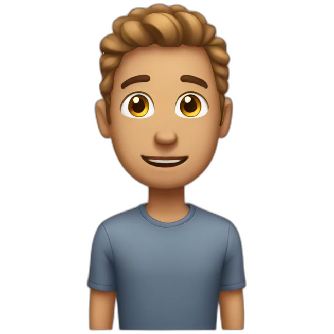 guy in love emoji