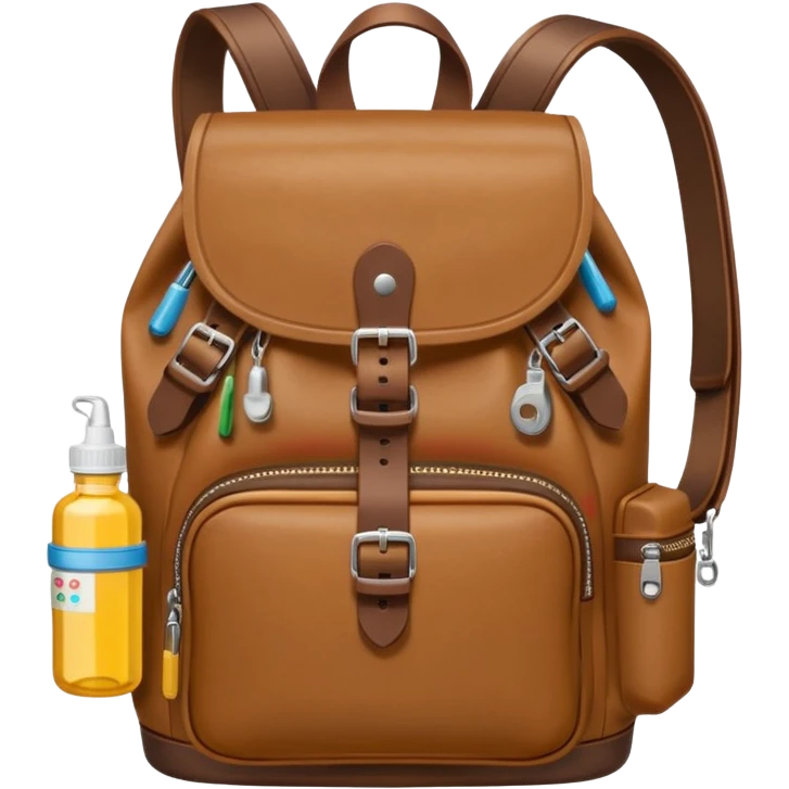 EpiPen in backpack purse emoji