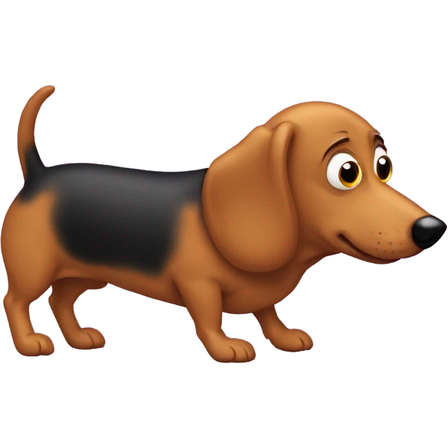 Weenie dog and a Hog combined emoji