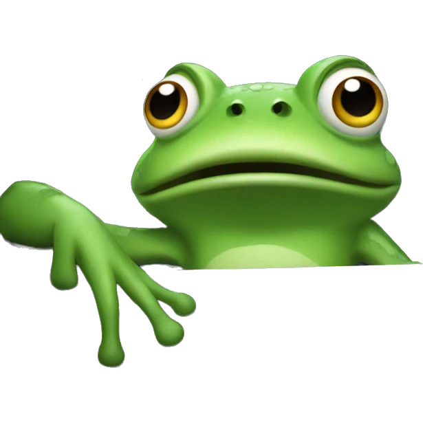 Frog in the car  emoji