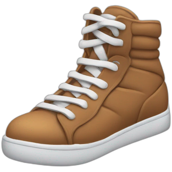 shoes with muscle emoji