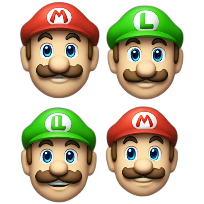 Mario et luigi emoji