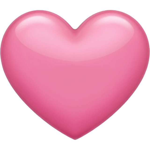 Pink heart emoji