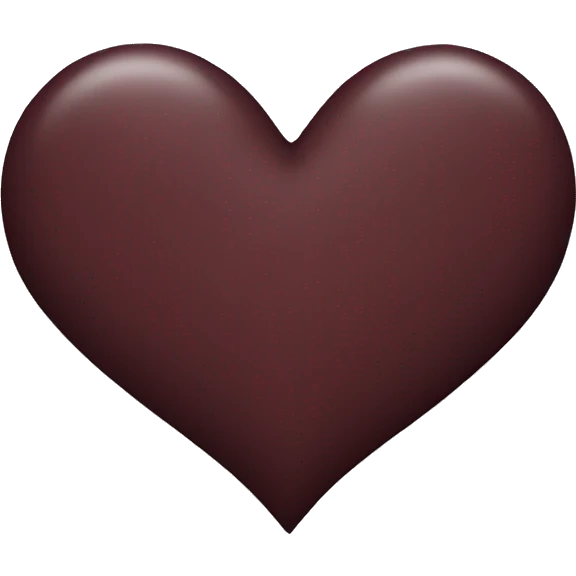 maroon heart  emoji