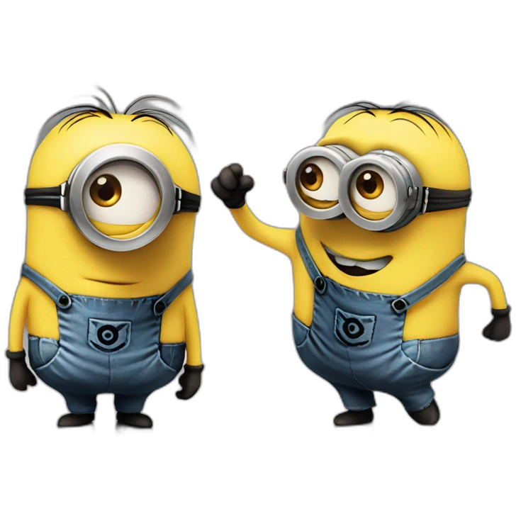 singes minions amoureux  emoji