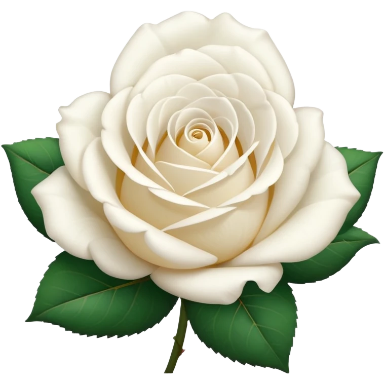 White rose emoji