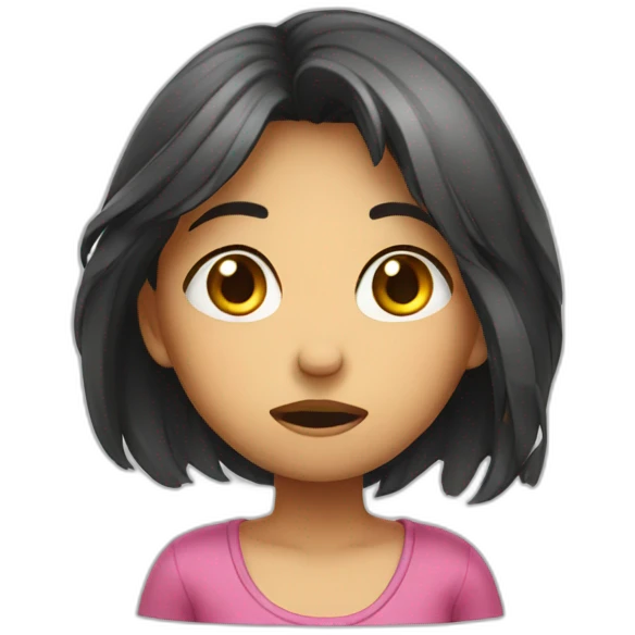 embarrassed girl emoji