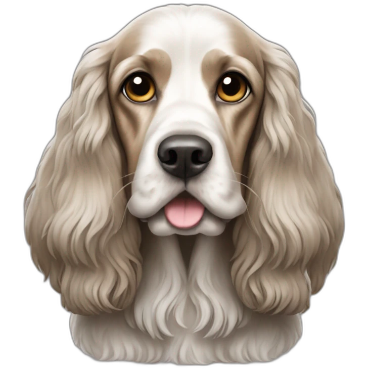Dog-english-cocker-spaniel-full-body emoji