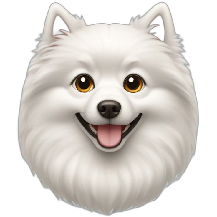 white spitz emoji