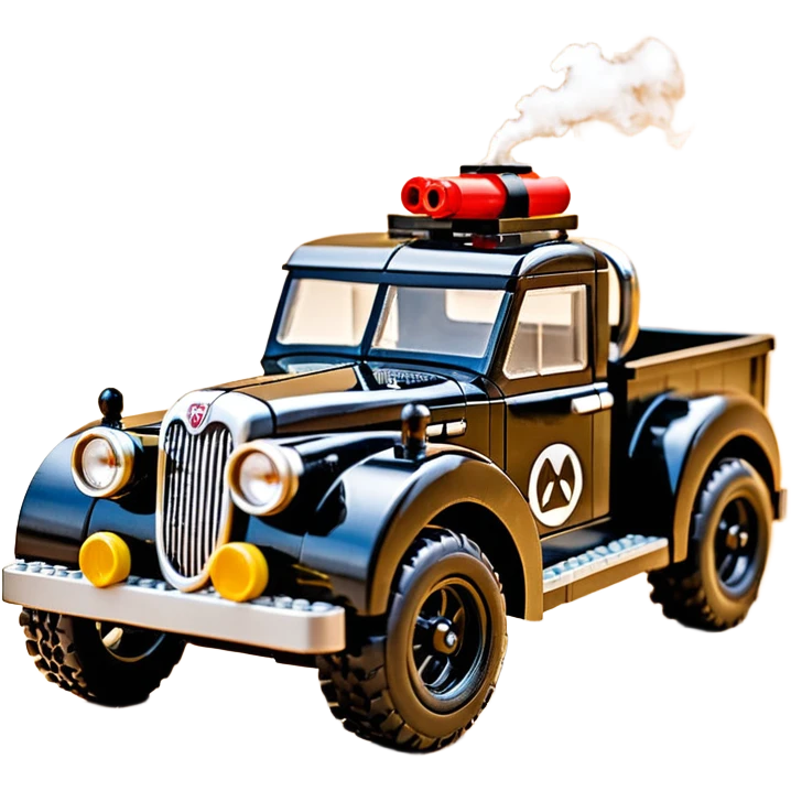 1:10 off-road lcg smoking Basher Wednesday Adam’s CatWoman’s 1954 blackened tarnished hotrod Lego jaguar extended cab rc pickup (extra wide low-profile pin tires without fenders) emoji