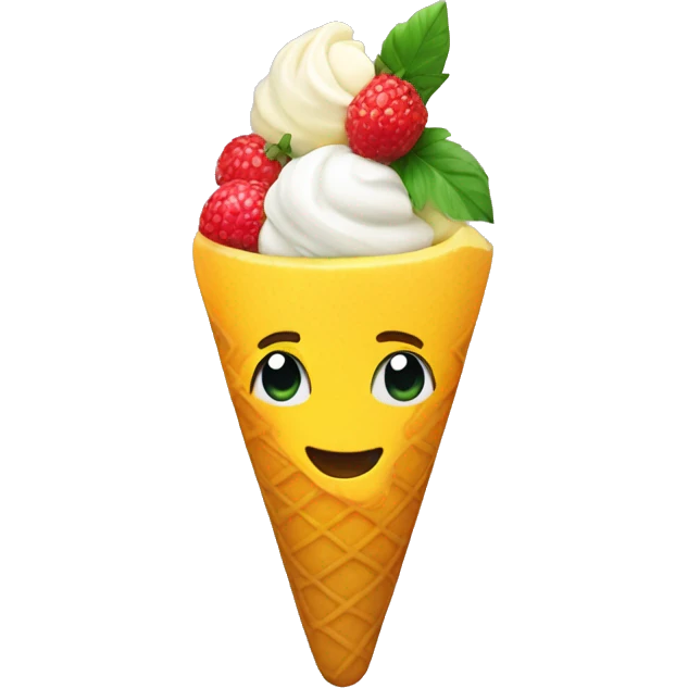 fruta y helado emoji