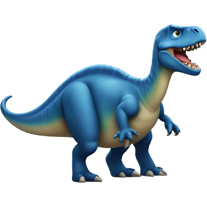 Dino in blau  emoji