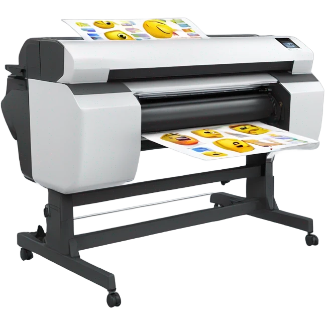 big format printer emoji