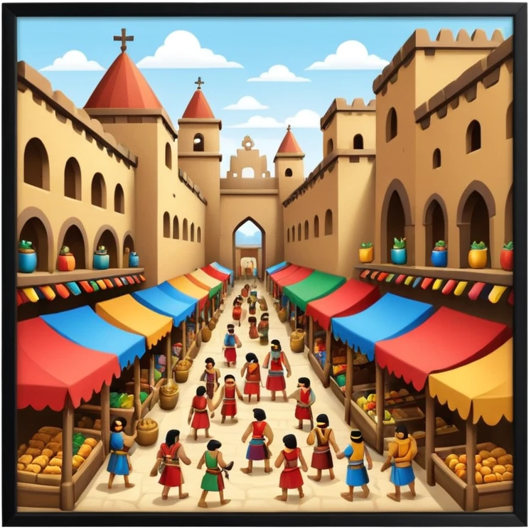 aztec medieval market emoji