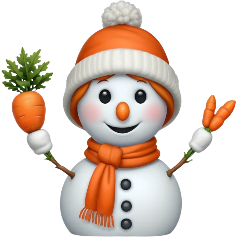 snowman with outfits  emoji