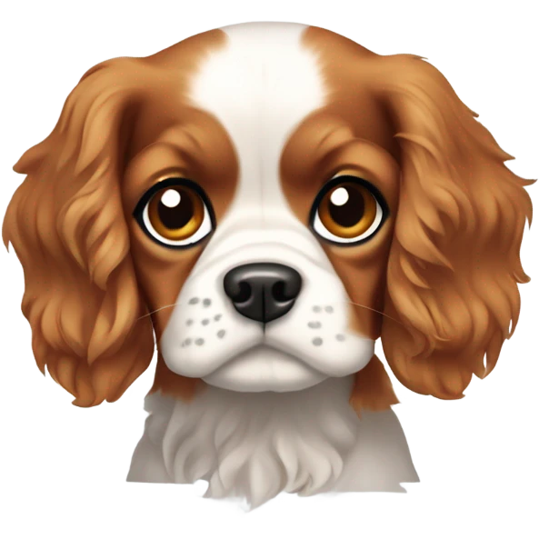 Cavalier King Charles Spaniel puppy emoji