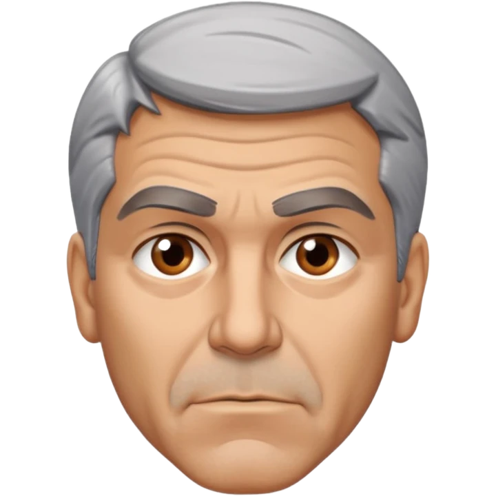 George clooney annoyed emoji