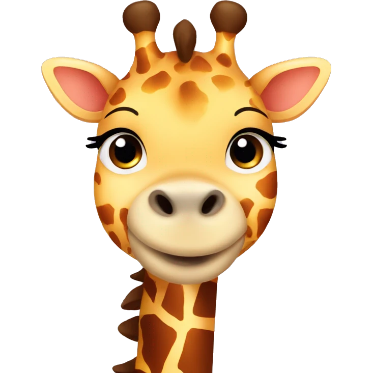 Cute Giraffe  emoji