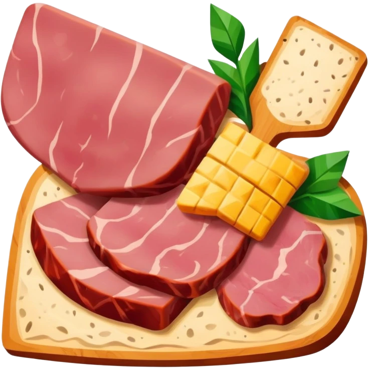 picasso abstract art SPAM MEAT painting emoji