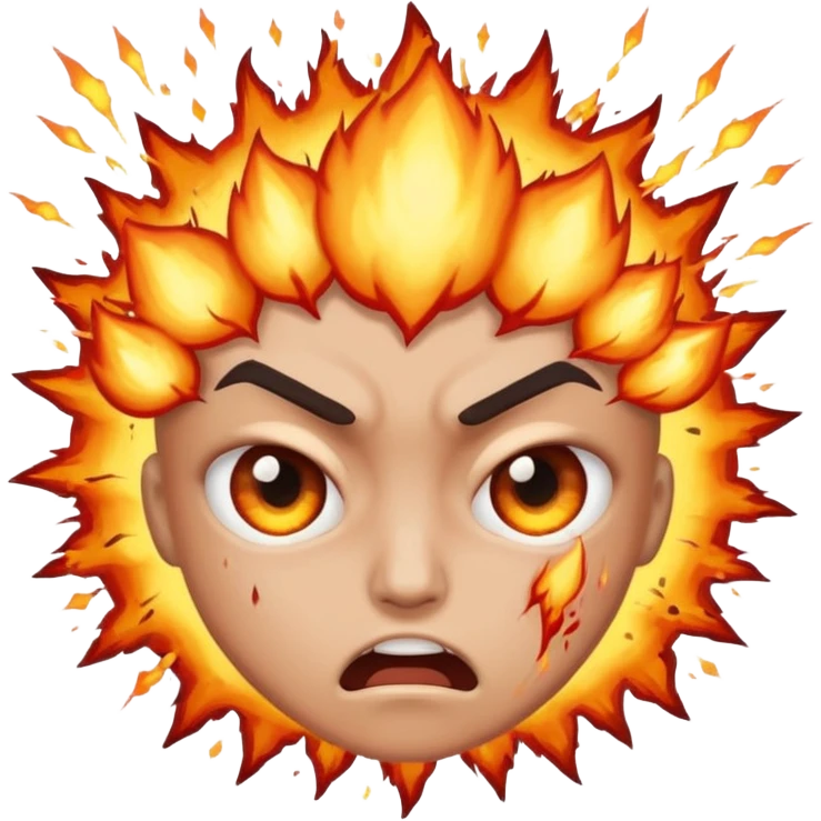 The star eyes emoji like this 🤩but way more aggressive with like explosions in the eyes emoji